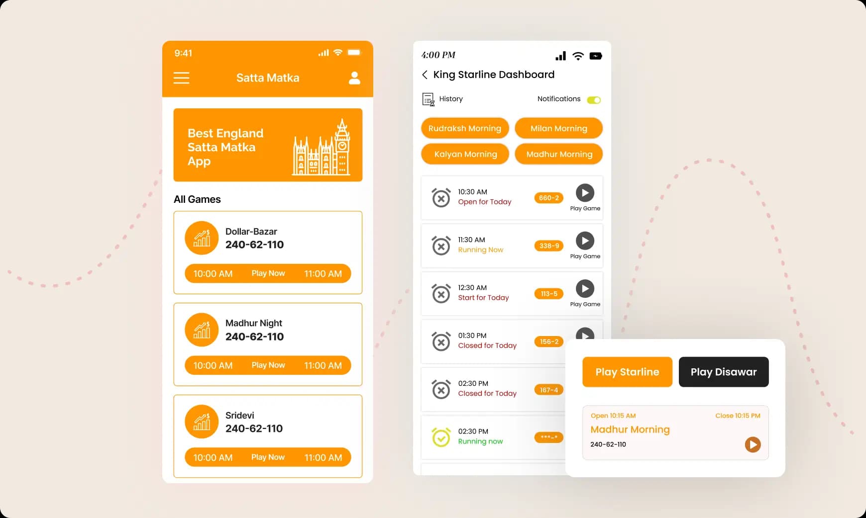 User panel-