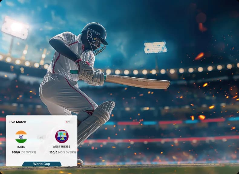 Trusted Cricket Game API Development Company         In India