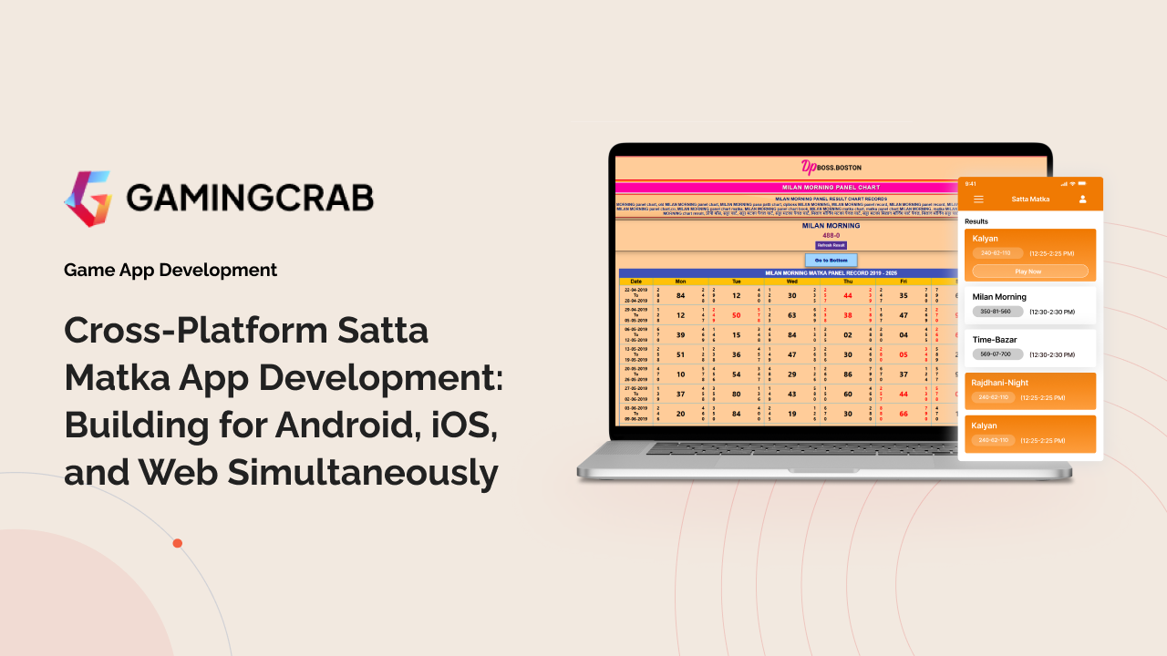 Cross-Platform Satta Matka App Development: Building for Android, iOS, and Web Simultaneously