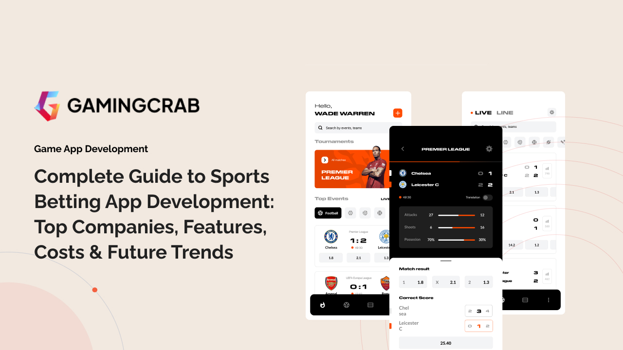 Complete Guide to Sports Betting App Development: Top Companies, Features, Costs & Future Trends